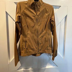 Gold/Brown LuluLemon Fast and Free Windbreaker Size 6 (Brand New It's $198)